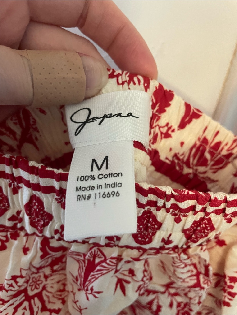 Red Floral Maxi Skirt - Two-Piece Set - Picture 4 of 5